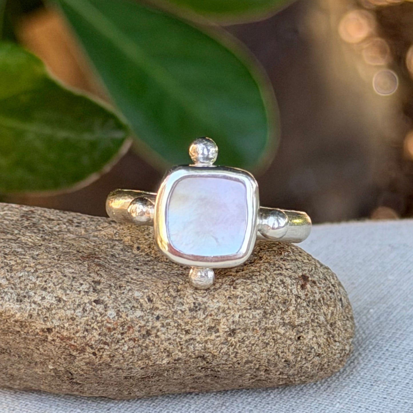 Square halo ring size 7.5