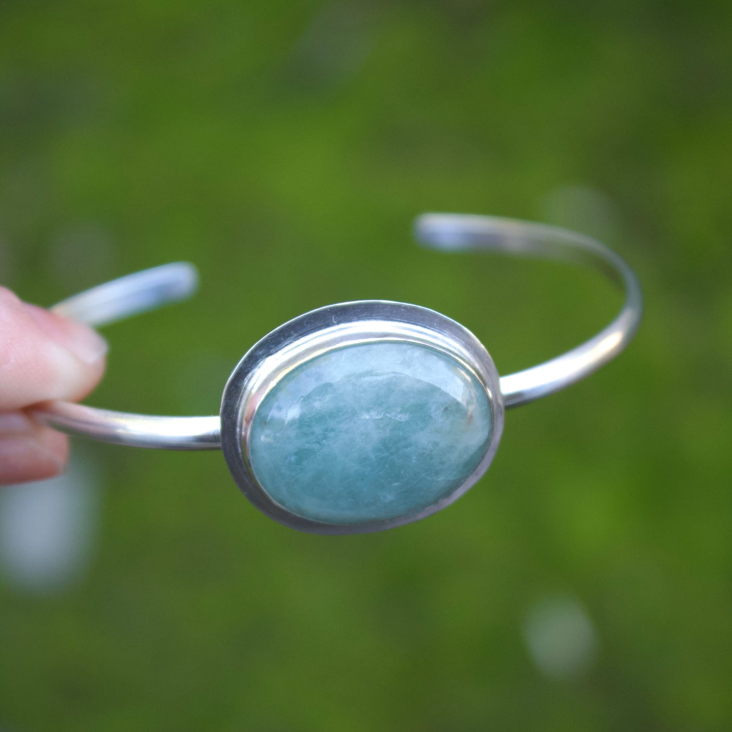 Aquamarine cuff II