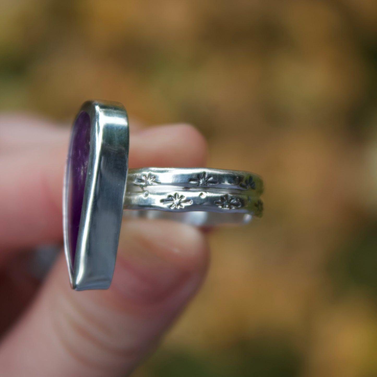 Amethyst Constellation  ring