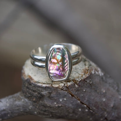 Abalone Glow ring