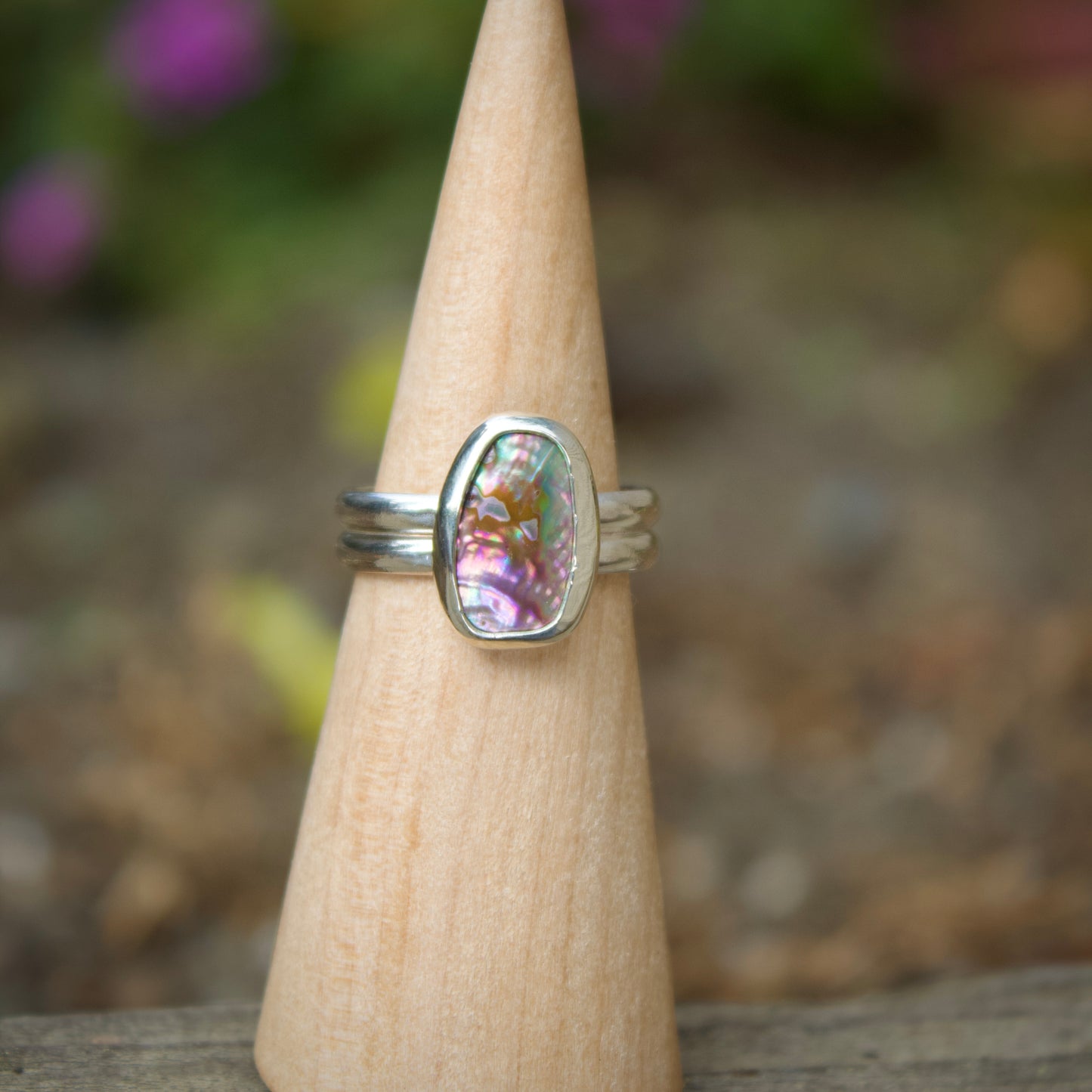 Abalone Glow ring