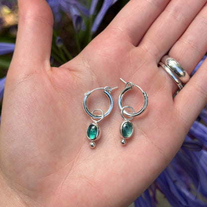 Kyanite hoops