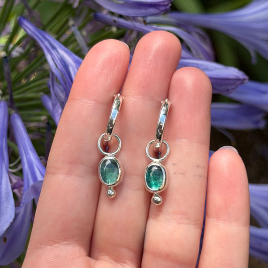 Kyanite hoops