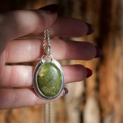 Unakite necklace