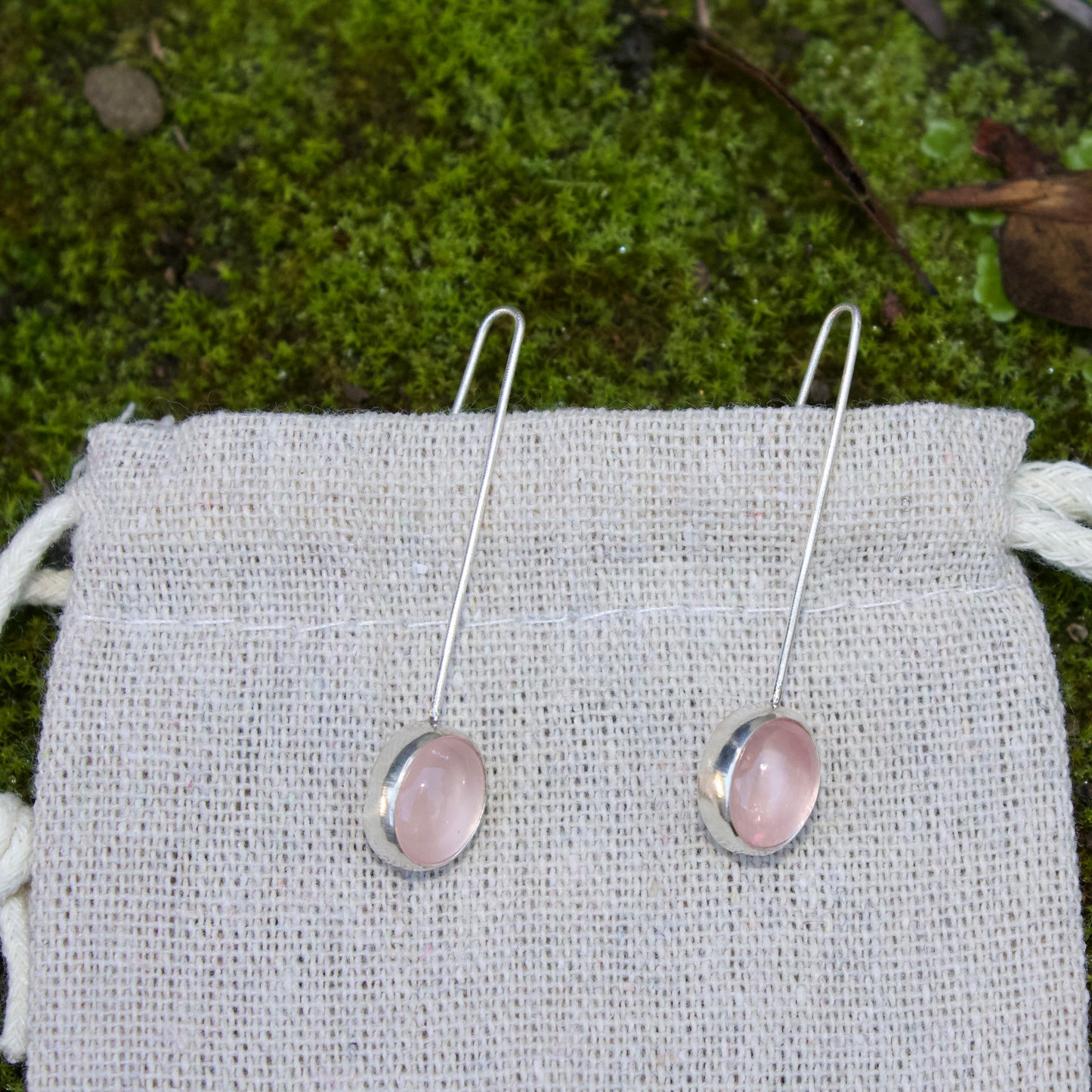 Rose quartz hooks