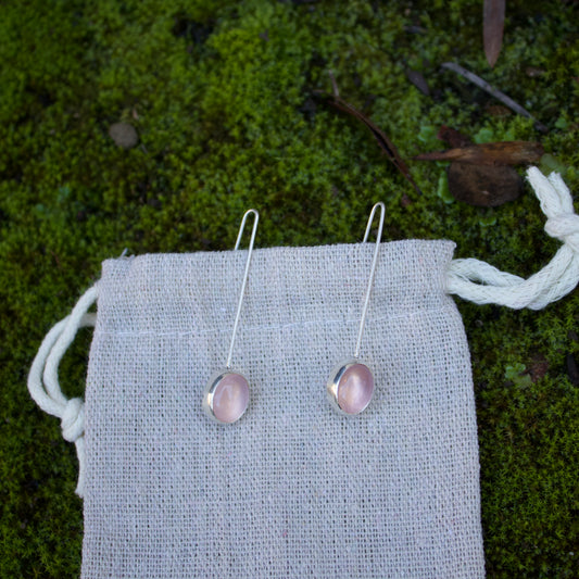 Rose quartz hooks
