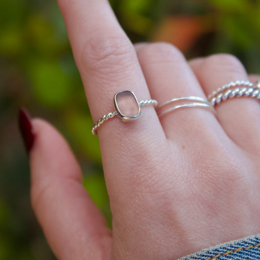 Dainty pink ring size 6.5