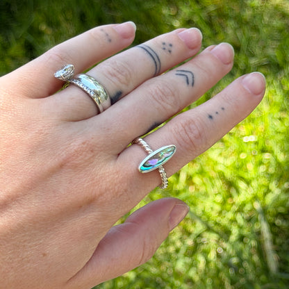 Abalone ring size 6.5