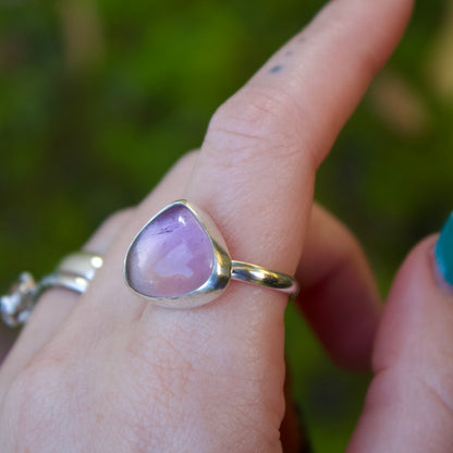 Adjustable ametrine ring