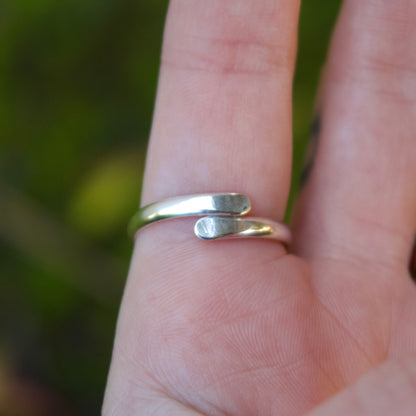 Adjustable ametrine ring