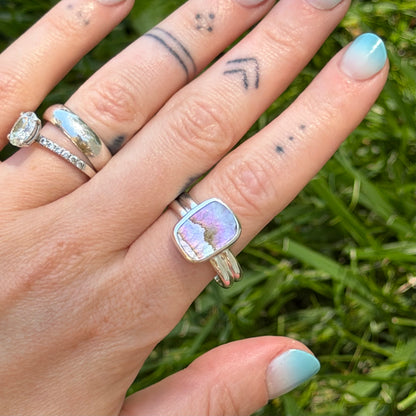 Abalone ring size 10.5