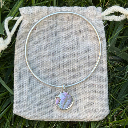 Abalone bangle II
