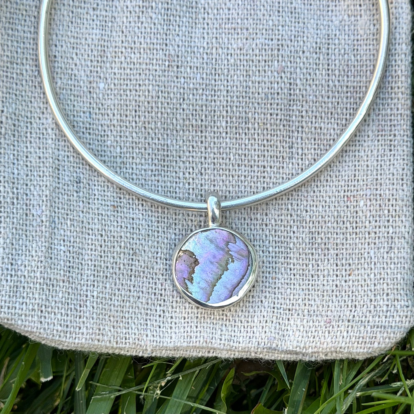 Abalone bangle II
