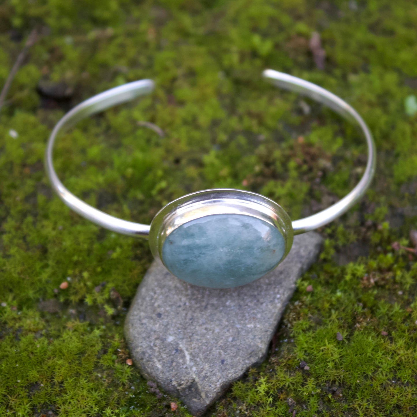 Aquamarine cuff II