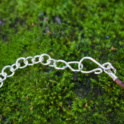 Unakite cord necklace