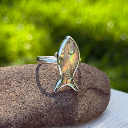 Adjustable abalone fish ring II