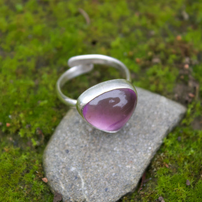 Adjustable ametrine ring