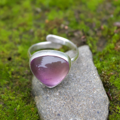 Adjustable ametrine ring