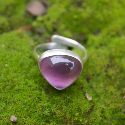 Adjustable ametrine ring