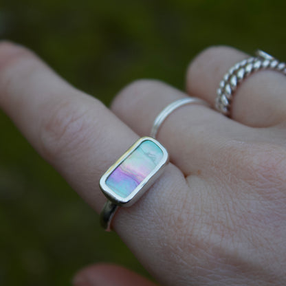 Adjustable abalone ring II