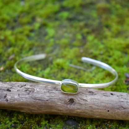 Peridot cuff