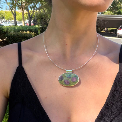 Ruby fuchsite choker