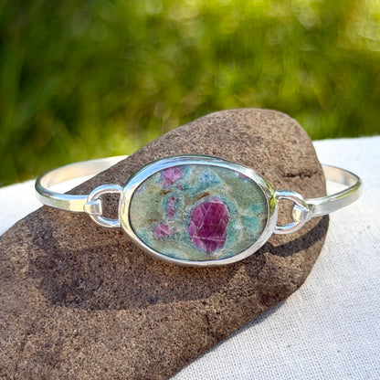 Ruby fuchsite convertible bracelet
