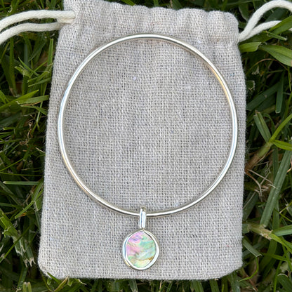 Abalone bangle III