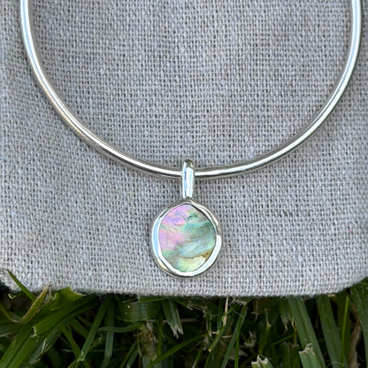 Abalone bangle III