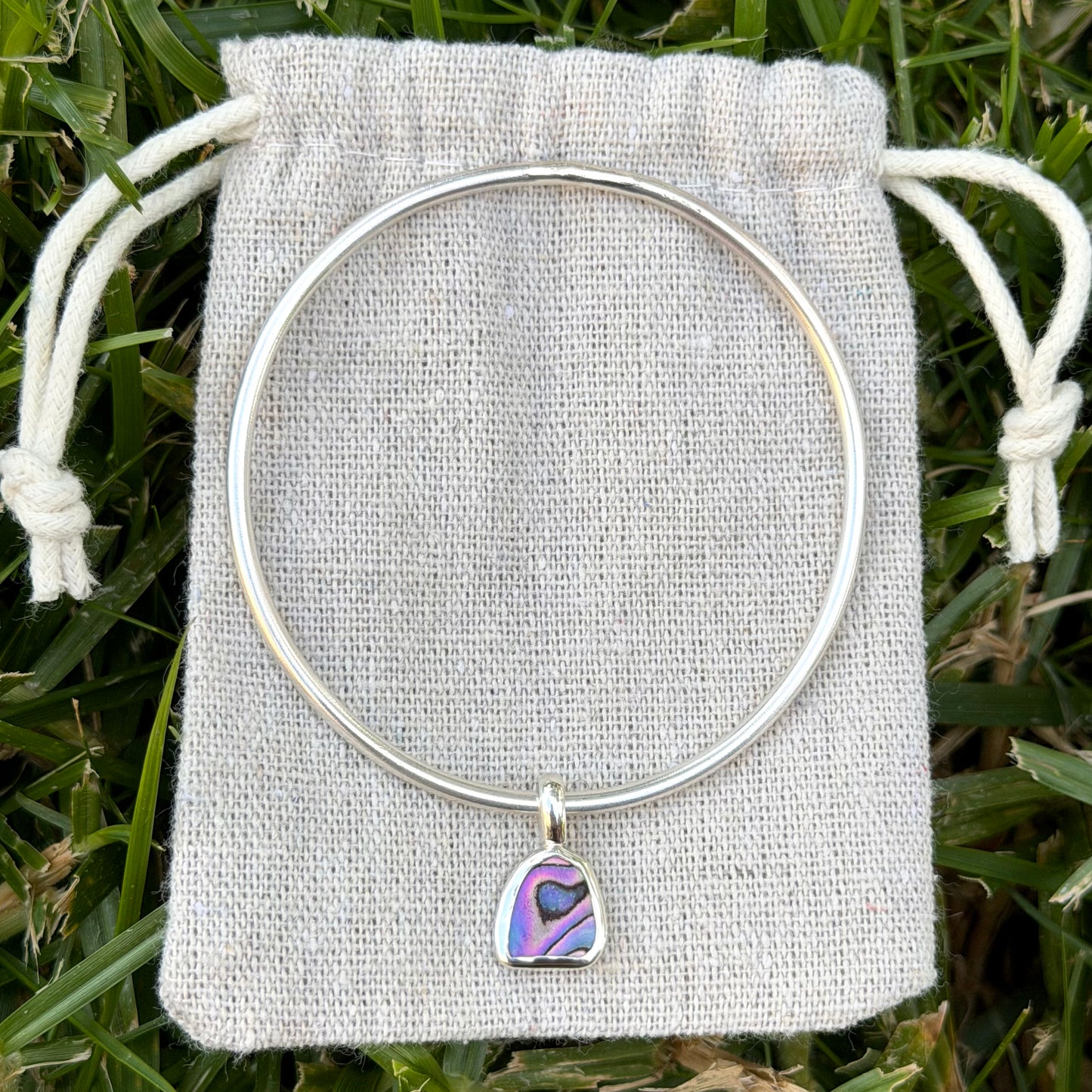 Abalone bangle V