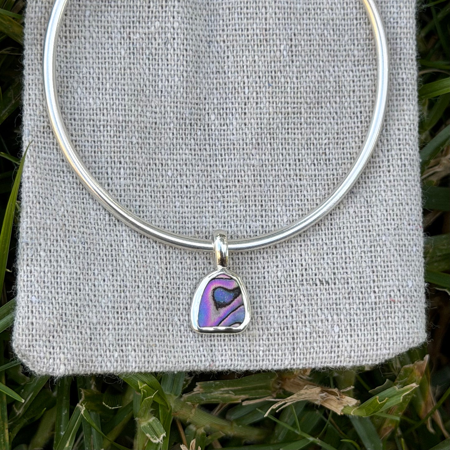 Abalone bangle V