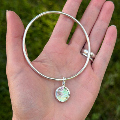 Abalone bangle III