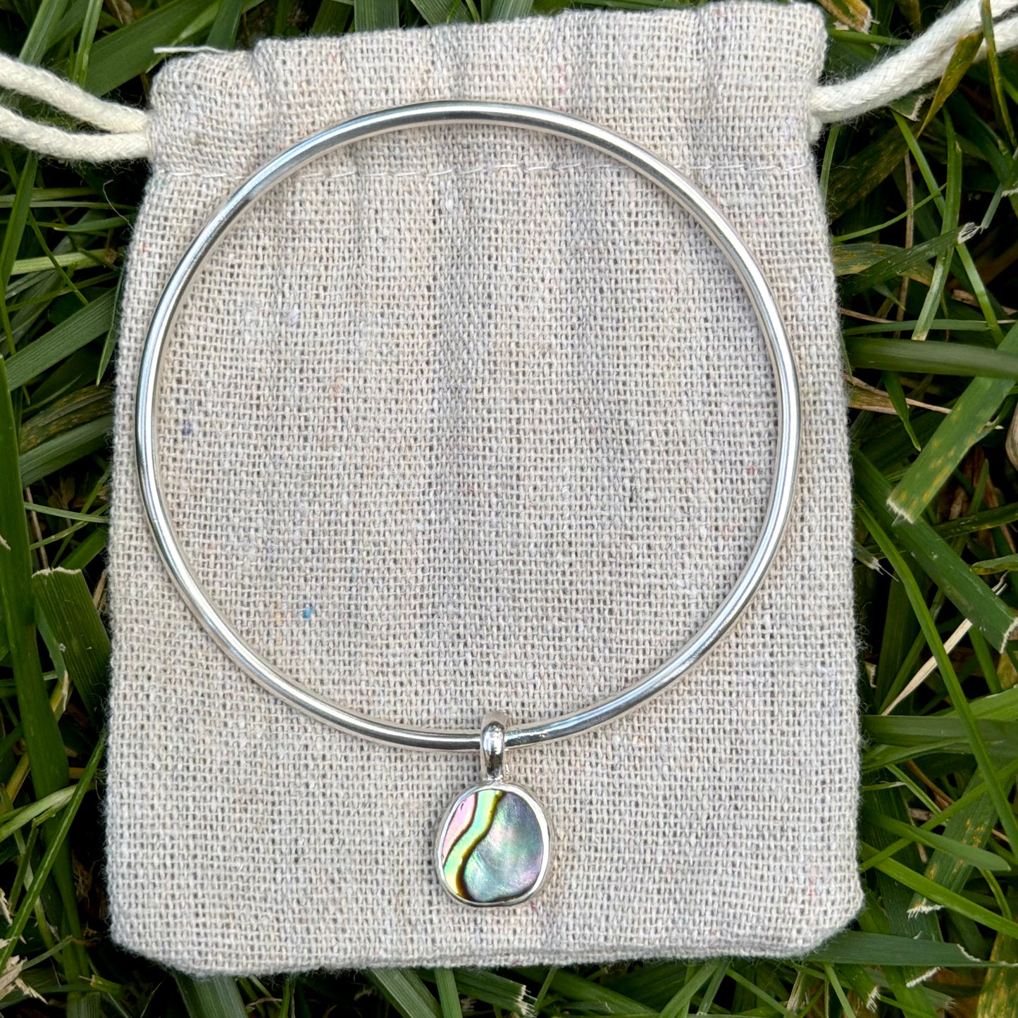 Abalone bangle VII