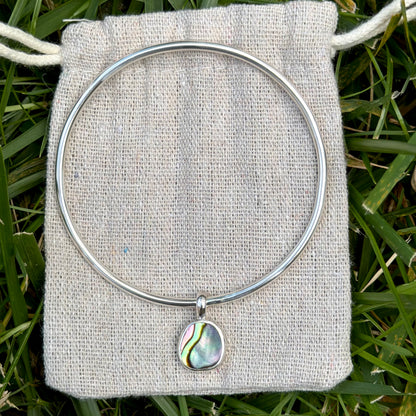 Abalone bangle VII