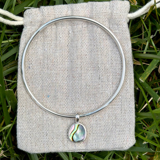 Abalone bangle VII