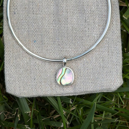 Abalone bangle VII