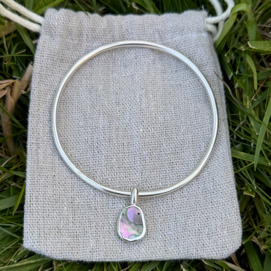 Abalone bangle size S