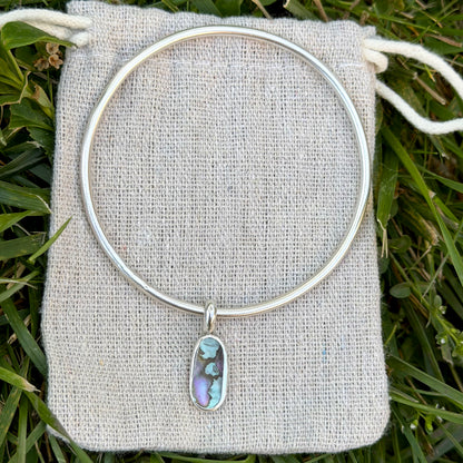 Abalone bangle size M
