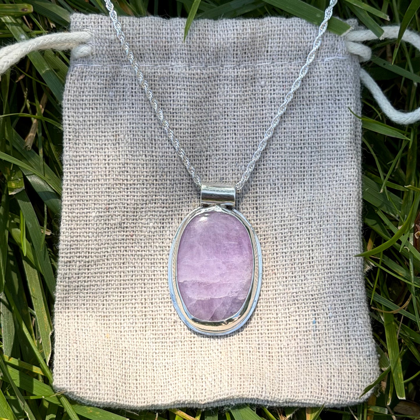 Kunzite necklace