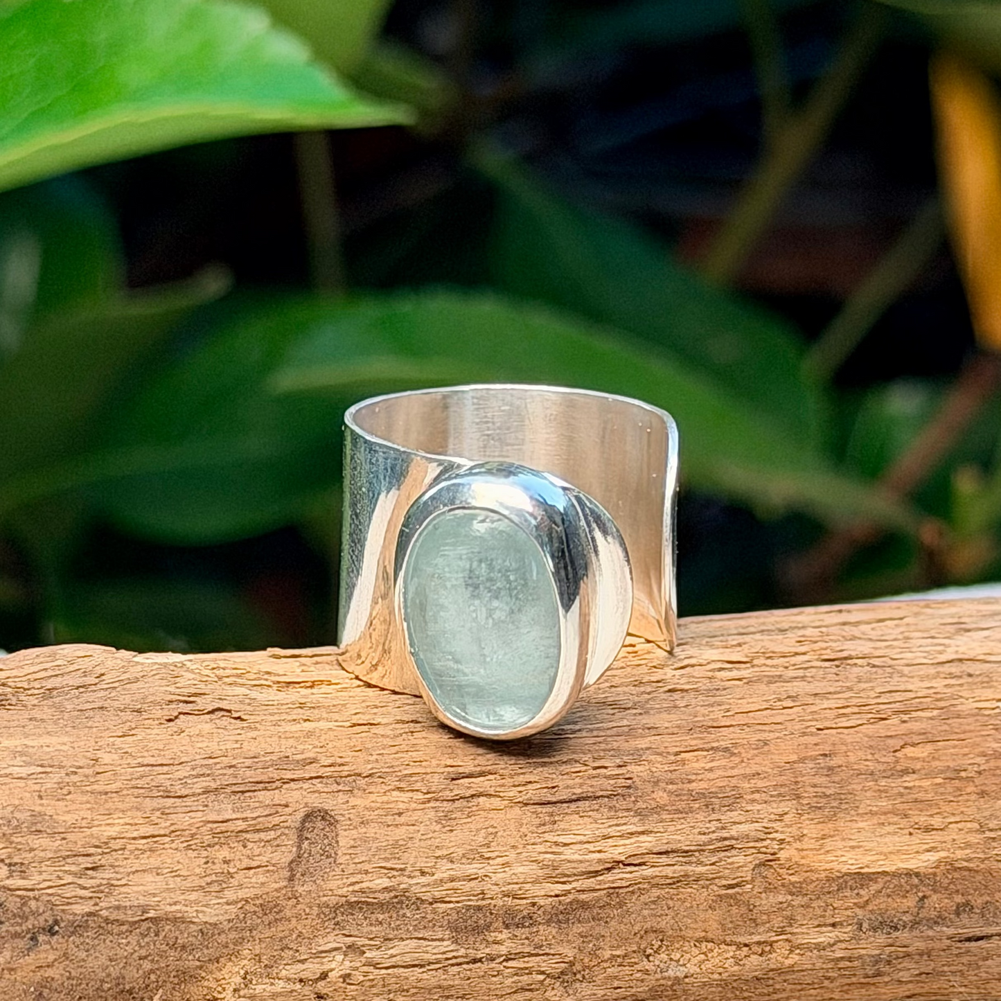 Prism VI- Sky Blue Kyanite ring