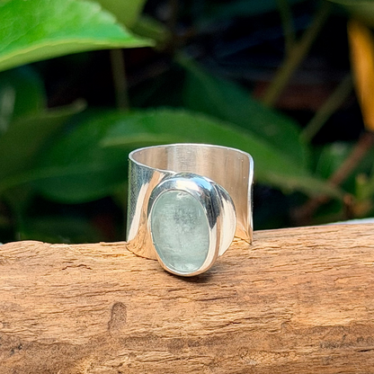 Prism VI- Sky Blue Kyanite ring