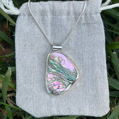 Chunky abalone necklace