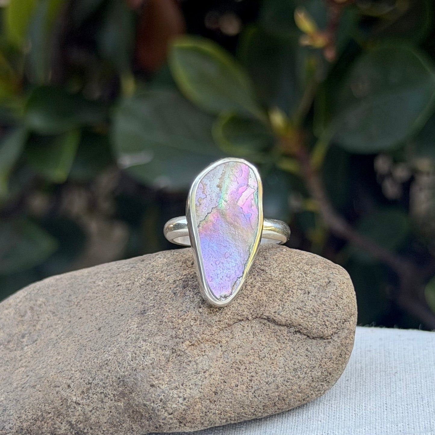 Abalone ring size 6.5