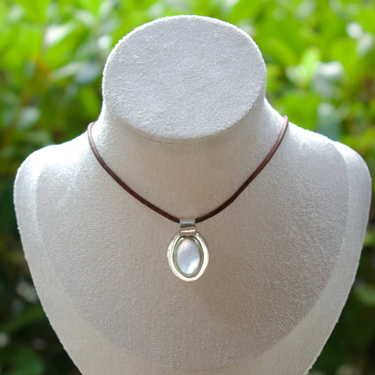 Flower moon necklace