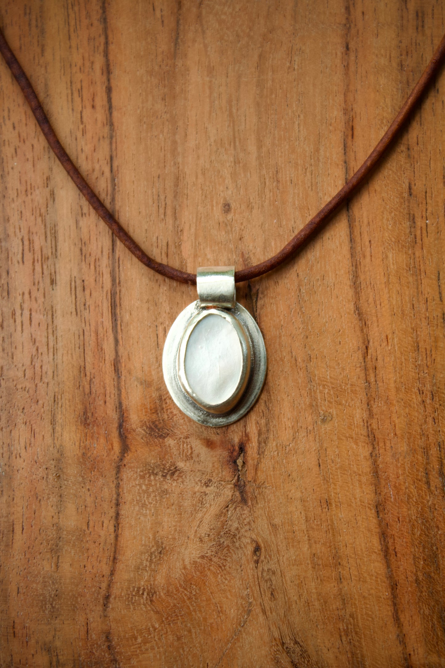 Flower moon necklace