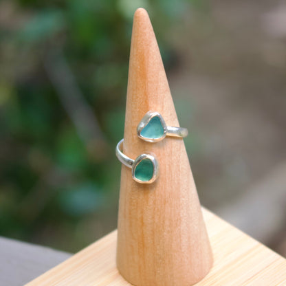 Twin wave ring