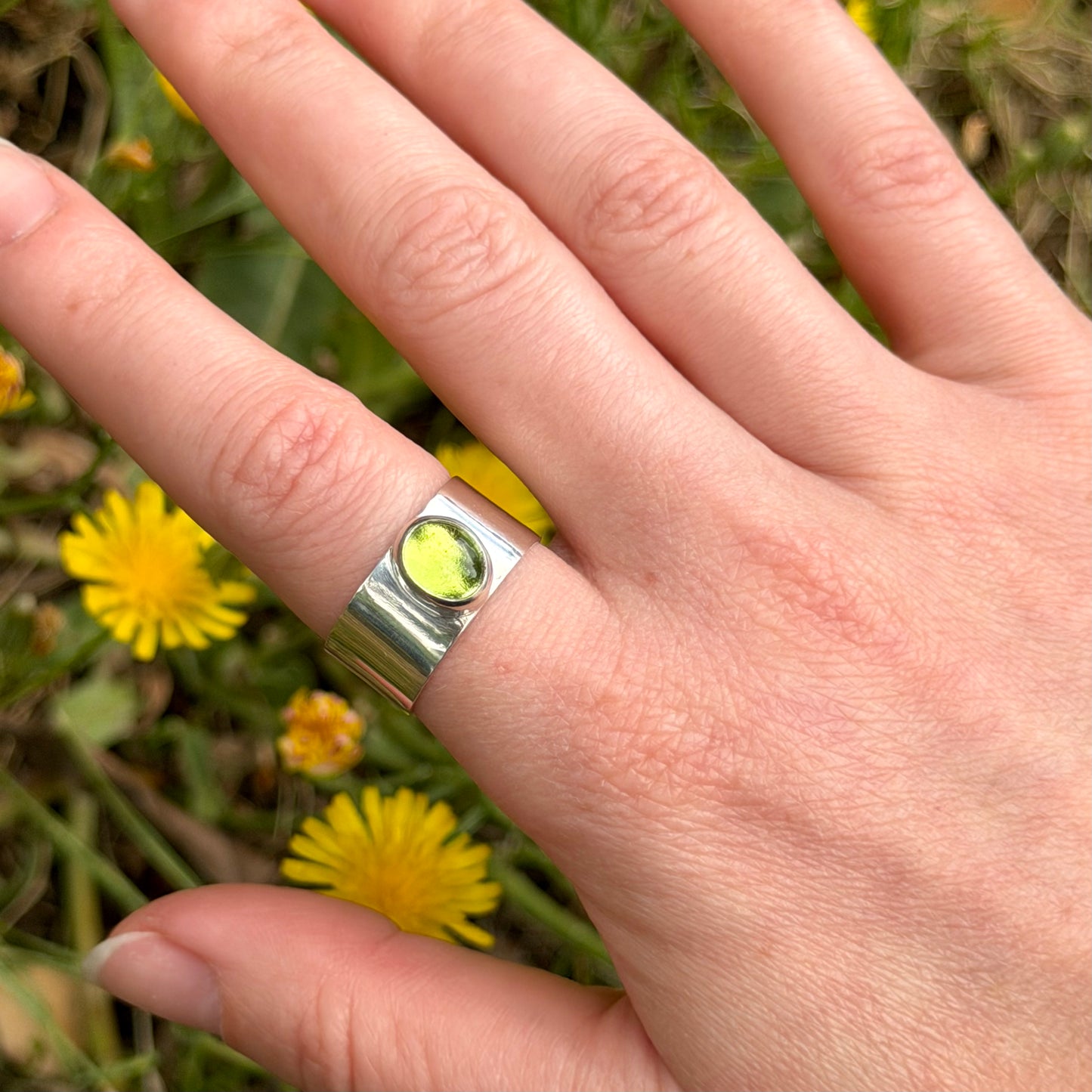 Prism X- Lemon Quartz ring