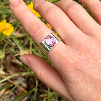 Prism IX- Pink Sapphire ring